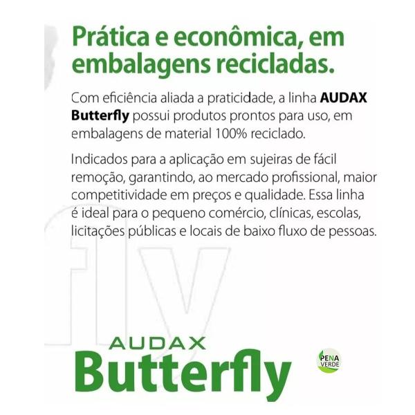 Imagem de Kit 2x Desinfetantes Butterfly  5L Pronto para Uso Audax - Alta Desinfecção e Limpeza de Superfícies