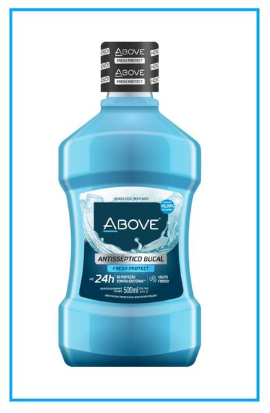 Imagem de Kit 2x Enxaguante Bucal Above Fresh Protect 500ml - Baston