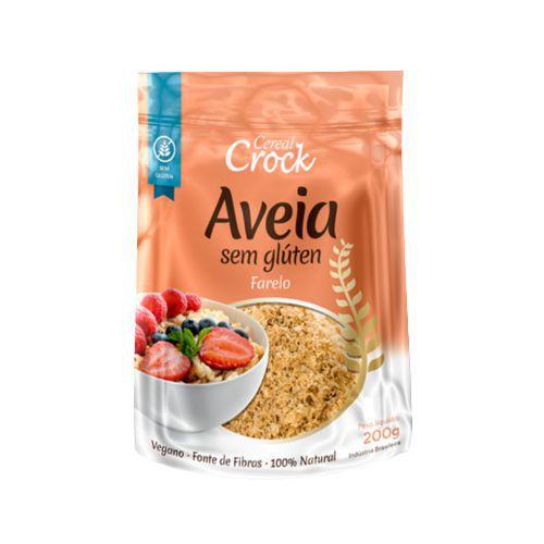 Kit 2X: Farelo de Aveia Sem Glúten Leve Crock 200g Imagem de Kit 2X: Farelo de Aveia Sem Glúten Leve Crock 200g