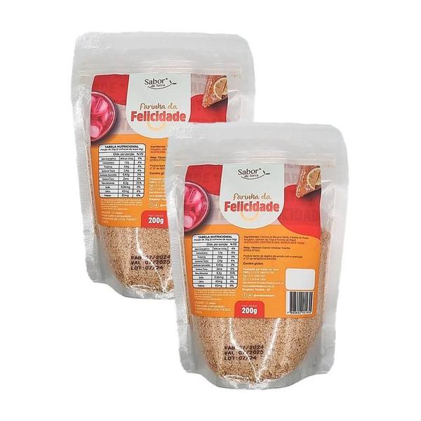 Kit 2X: Farinha Da Felicidade Mix Farinhas E Grãos Pouch - Sabor da terra Imagem de Kit 2X: Farinha Da Felicidade Mix Farinhas E Grãos Pouch