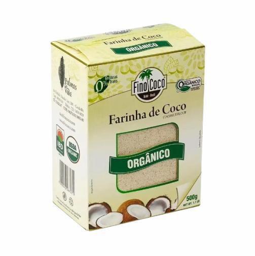 Imagem de Kit 2X: Farinha De Coco Integral Orgânica Finococo 500G