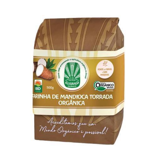 Kit 2X: Farinha De Mandioca Torrada Orgânica Alvorada 500G Imagem de Kit 2X: Farinha De Mandioca Torrada Orgânica Alvorada 500G