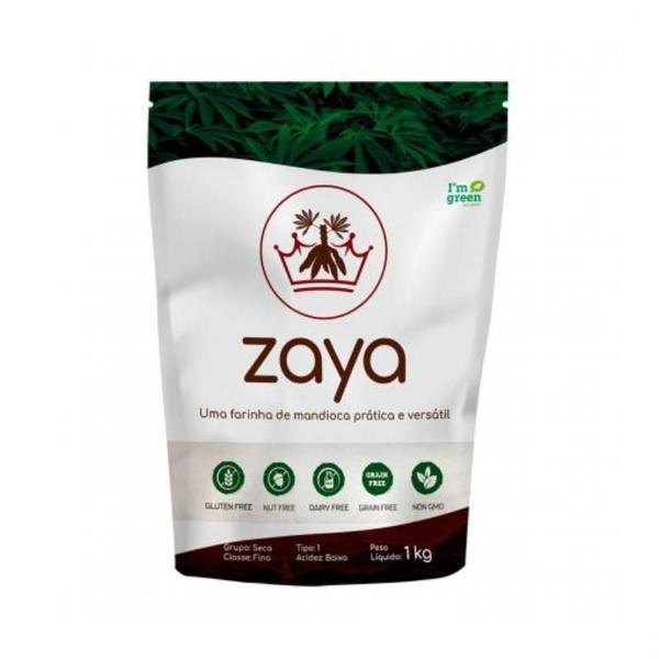 Kit 2X: Farinha Zaya Integral E Sem Glúten 1Kg Imagem de Kit 2X: Farinha Zaya Integral E Sem Glúten 1Kg
