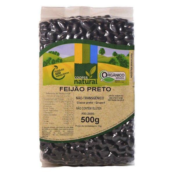 Imagem de Kit 2X: Feijão Preto Orgânico Coopernatural 500G