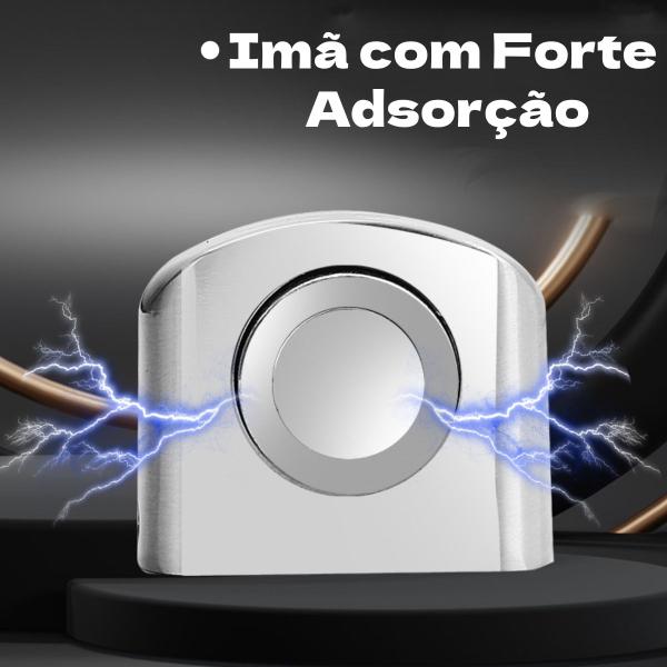 Imagem de Kit 2X Fixador Prendedor De Porta com Imã Magnético