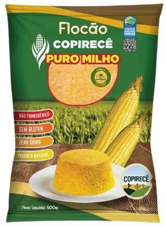 Kit 2X: Flocão de Milho Natural Copirecê 500g Imagem de Kit 2X: Flocão de Milho Natural Copirecê 500g