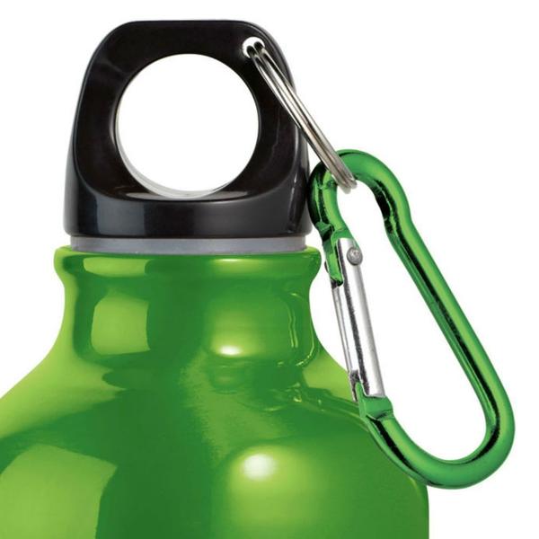 Imagem de kit 2x Garrafa Squeeze Sport 500 ml TopGet Preto e Verde