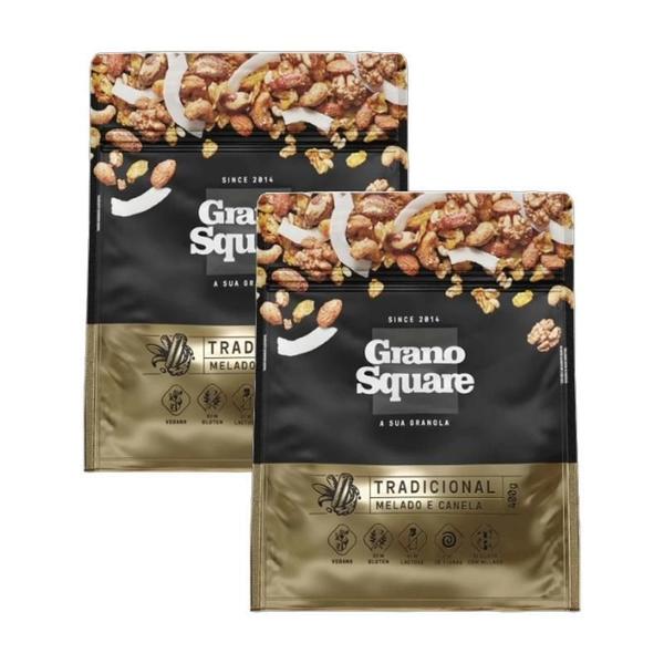 Imagem de Kit 2X: Granola Premium Tradicional Sem Glúten Granosquare