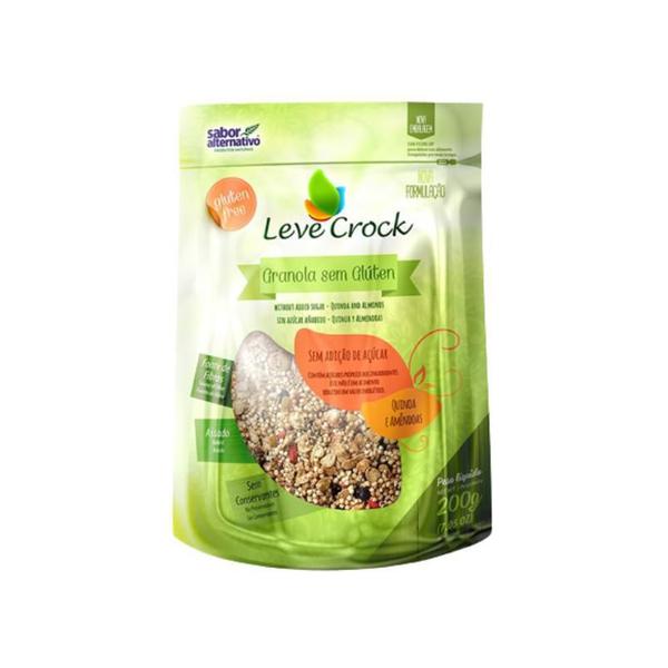 Kit 2X: Granola Quinoa/Amêndoas Zero Açúcar Leve Crock 200G Imagem de Kit 2X: Granola Quinoa/Amêndoas Zero Açúcar Leve Crock 200G