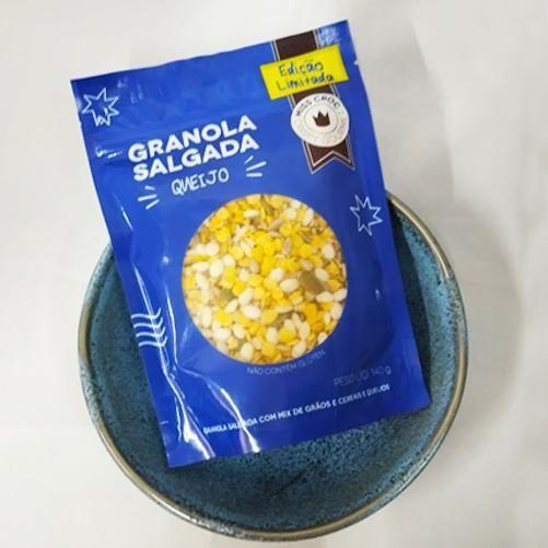 Imagem de Kit 2X: Granola Salgada Queijo Sem Glúten Miss Croc 140G