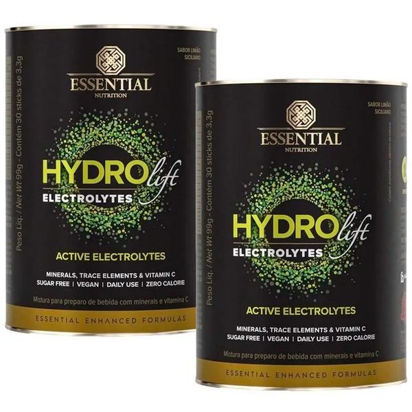 Imagem de Kit 2x Hydrolift Electrolytes + Vitamina C - (30 Sticks cada) - Essential Nutrition