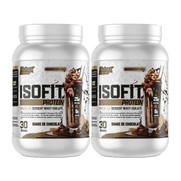 Imagem de Kit 2X Isofit Protein Premium 900G Nutrex Research