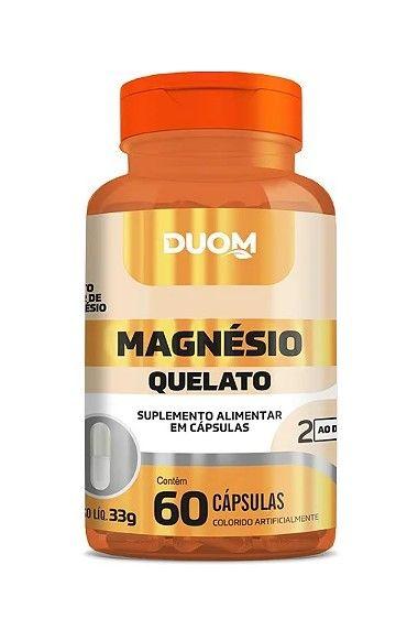 Imagem de Kit 2x Magnésio Quelato Com 60 Cápsulas 650mg - Duom