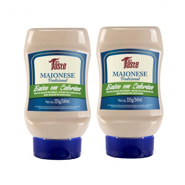 Kit 2x Maionese - Mrs Taste 335g - Smart Foods Imagem de Kit 2x Maionese - Mrs Taste 335g