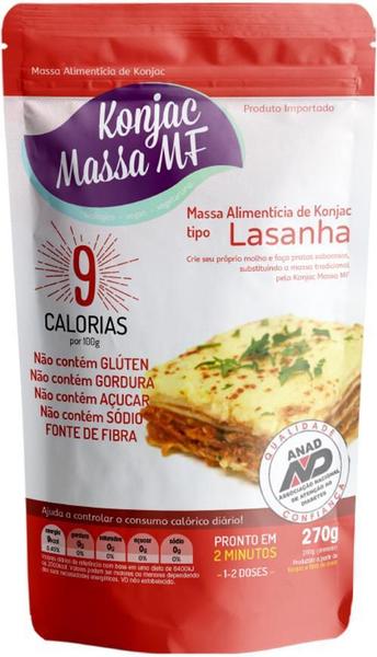 Kit 2X: Massa Konjac Tipo Lasanha 270G Imagem de Kit 2X: Massa Konjac Tipo Lasanha 270G
