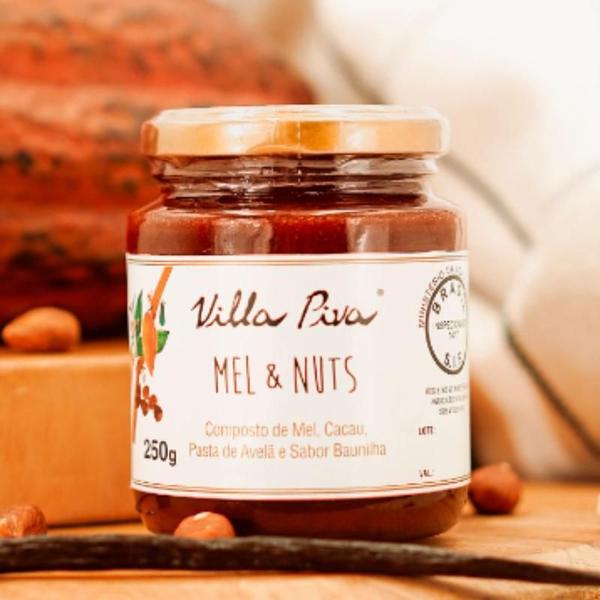 Imagem de Kit 2X: Mel E Nuts Com Cacau E Baunilha Villa Piva 250G