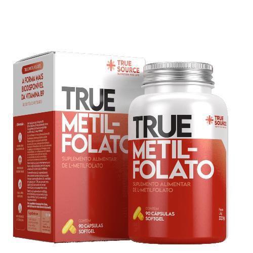 Imagem de Kit 2X: Metilfolato Vitamina B9 True Source 90 Cápsulas