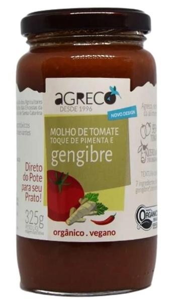 Imagem de Kit 2X: Molho Tomate Pimenta E Gengibre Orgânico Agreco 325G