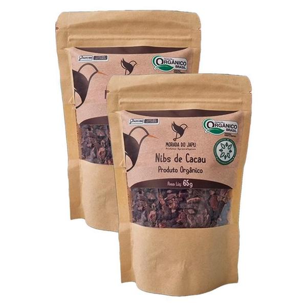 Kit 2X: Nibs De Cacau Orgânico Morada Do Japu 65G Imagem de Kit 2X: Nibs De Cacau Orgânico Morada Do Japu 65G