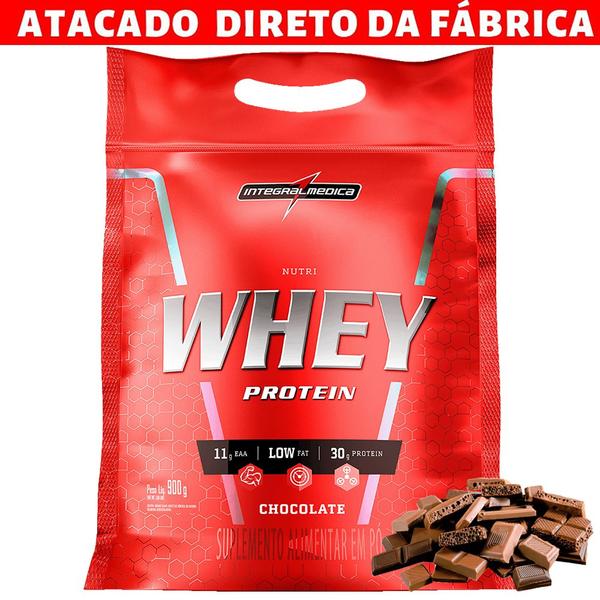 Imagem de Kit 2x Nutri Whey Protein Integralmédica 900g