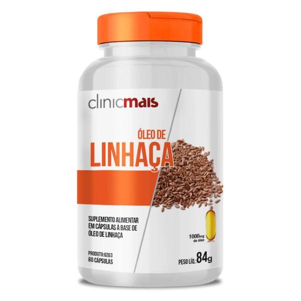 Imagem de Kit 2X Óleo De Linhaça 1000Mg 60 Cápsulas - Clinicmais