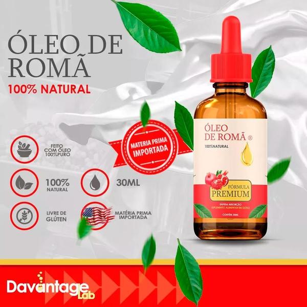 Kit 2x Óleo De Romã Em Gotas - 100% Puro E Natural - Davantage Lab Imagem de Kit 2x Óleo De Romã Em Gotas - 100% Puro E Natural