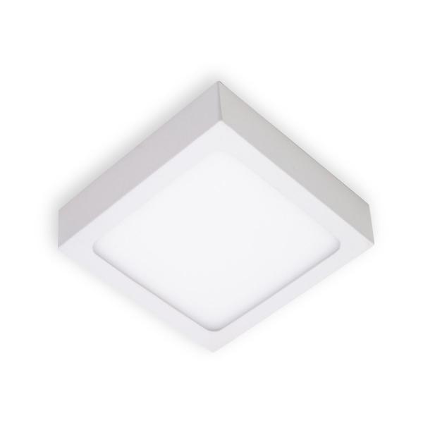 Imagem de Kit 2x Painel Plafon Led 8w Luminária Sobrepor 9x9cm Branco Frio 6000K St1044