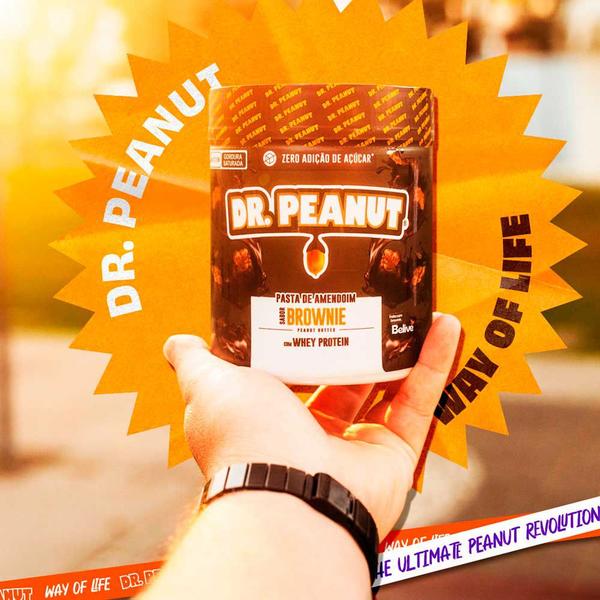 Imagem de Kit 2x Pasta de Amendoim Com Whey Protein - Zero Lactose - (250g) - Dr Peanut