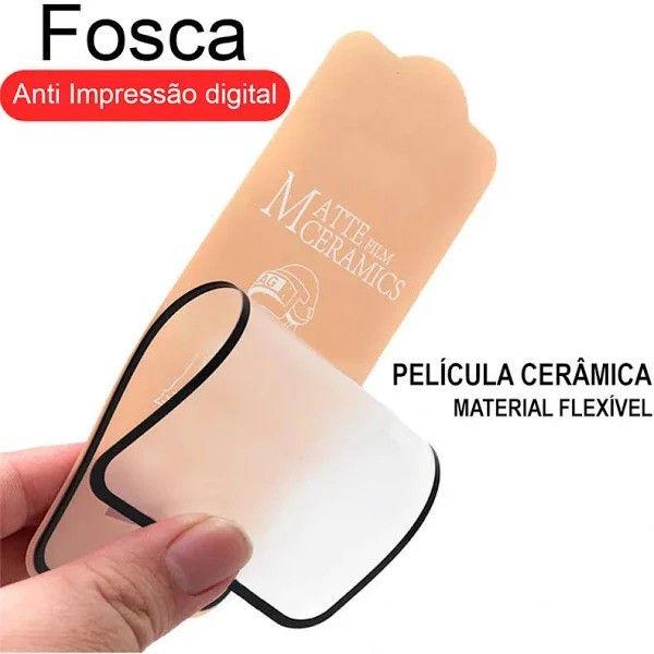 Imagem de Kit 2x Películas de Cerâmica Fosca + Capa Capinha Transparente para Motorola Moto G24