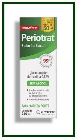 Imagem de Kit 2x Periotrat S/Álcool S/Menta Forte 250ml - Kley Hertz