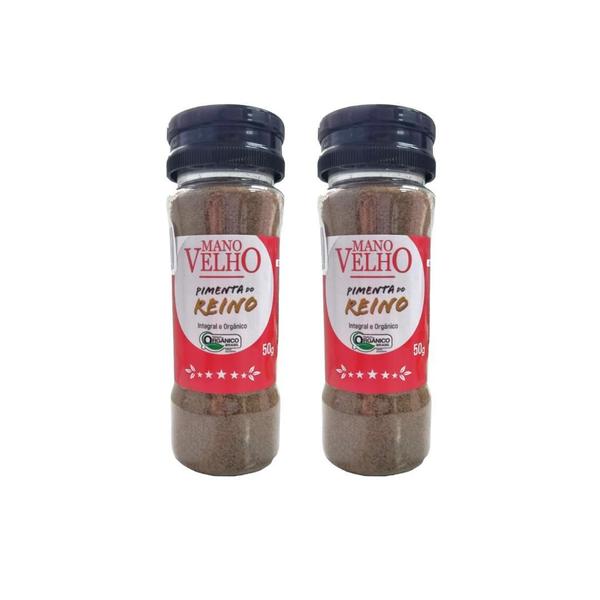 Kit 2X: Pimenta Do Reino Orgânica Mano Velho 50G Imagem de Kit 2X: Pimenta Do Reino Orgânica Mano Velho 50G