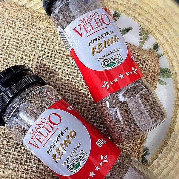 Kit 2X: Pimenta Do Reino Orgânica Mano Velho 50G Imagem de Kit 2X: Pimenta Do Reino Orgânica Mano Velho 50G