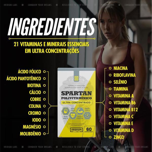 Imagem de Kit 2X Polivitamínico Spartan Ultra Concentrado 60 Comps