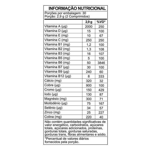 Imagem de Kit 2X Polivitamínico Spartan Ultra Concentrado 60 Comps