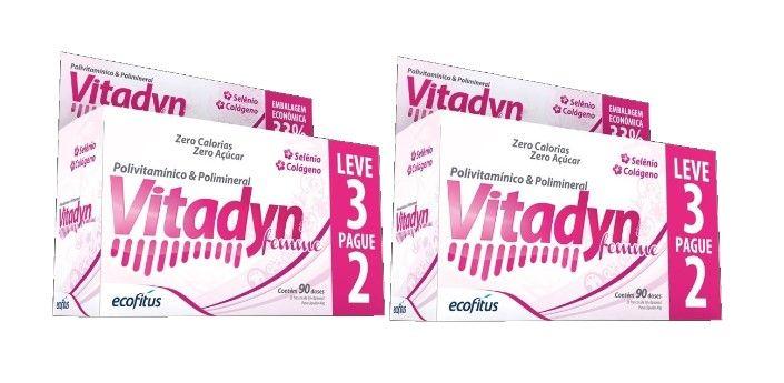 Imagem de Kit 2x Polivitamínico Vitadyn Femme C90 Cápsulas - Ecofitus