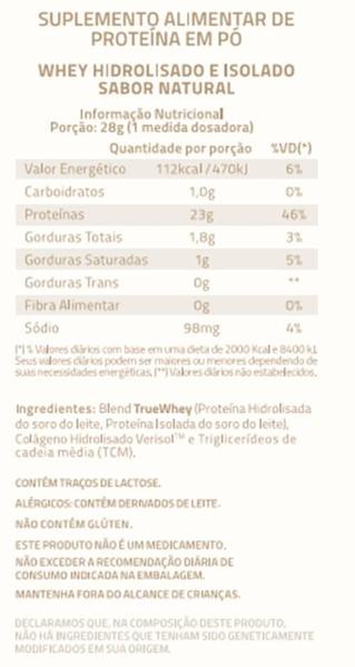 Imagem de Kit 2X: Proteína True Whey Neutro True Source 728G