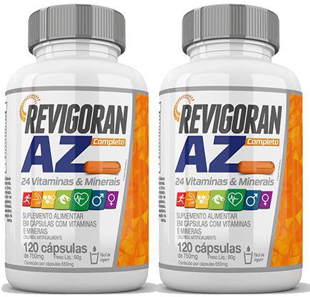 Imagem de Kit 2x Revigoran A-Z Multivitamínico 120 Capsulas Nutrends