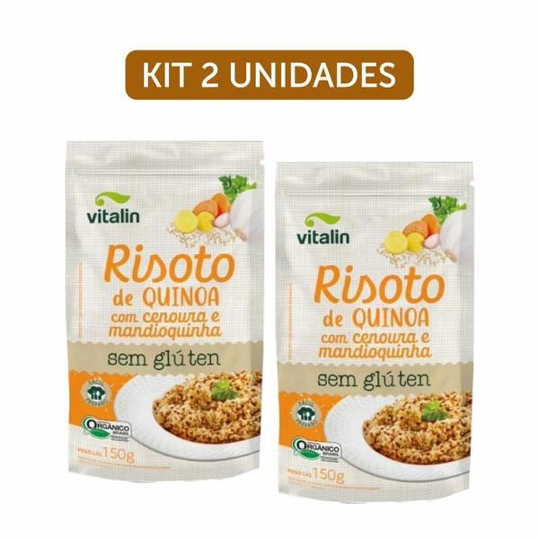 Imagem de Kit 2X: Risoto Quinoa, Cenoura E Mandioquinha Orgânico Sem