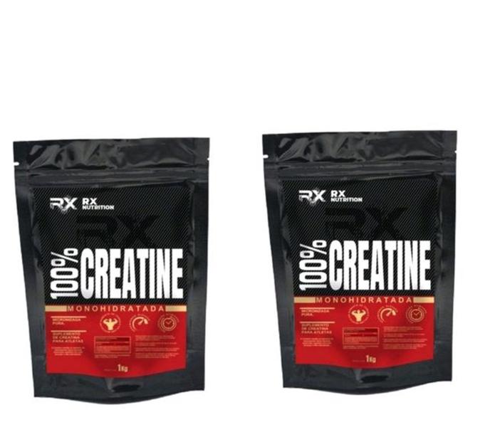 Imagem de Kit 2x Rx nutrition Creatina monohidratada pura 1kg