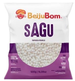 Imagem de Kit 2X: Sagu Sem Glúten BeijuBom 500g