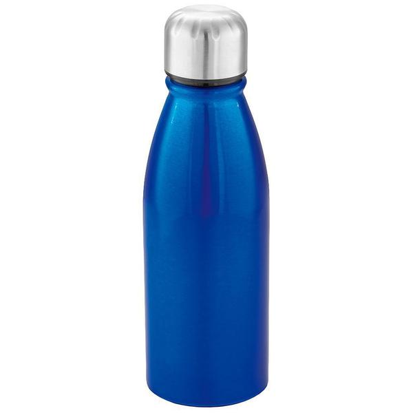 Imagem de Kit 2x Squeeze Alumínio 500 ml Wave TopGet Azul e Chumbo