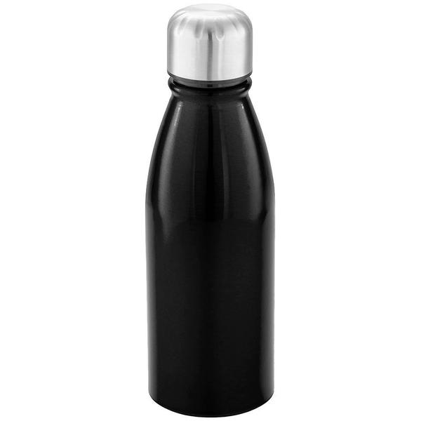 Imagem de Kit 2x Squeeze Alumínio 500 ml Wave TopGet Preto