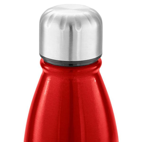 Imagem de Kit 2x Squeeze Alumínio 500 ml Wave TopGet Vermelho