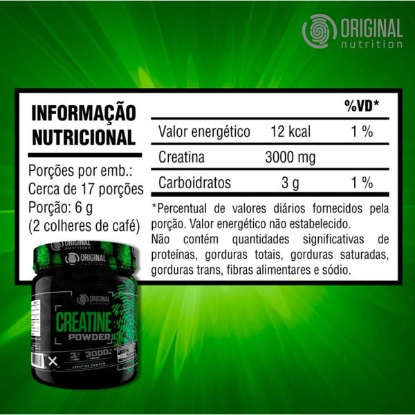 Imagem de Kit 2x Suplemento em pó Whey Protein Complex + 2x Bcaa + 2x Glutamina + 2x Creatina + Coqueteira - Original Nutrition - Combo Hipertrofia