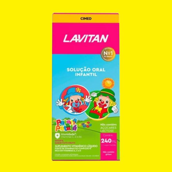 Imagem de Kit 2x Suplemento Lavitan Kids Tutti-Frutti 240ml - CIMED