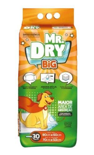 Imagem de Kit 2x tapete higienico mr dry big 30un 80x60