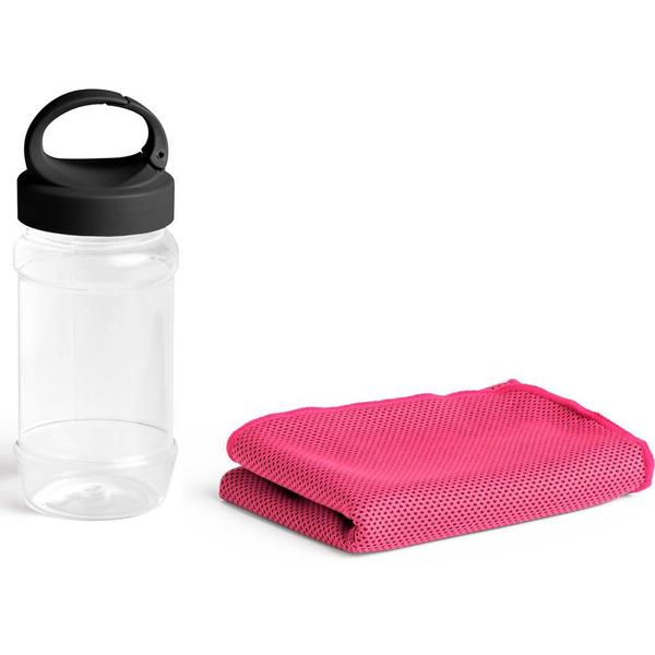 Imagem de Kit 2x Toalha Esportiva Gelada Refrescante TopGet Rosa