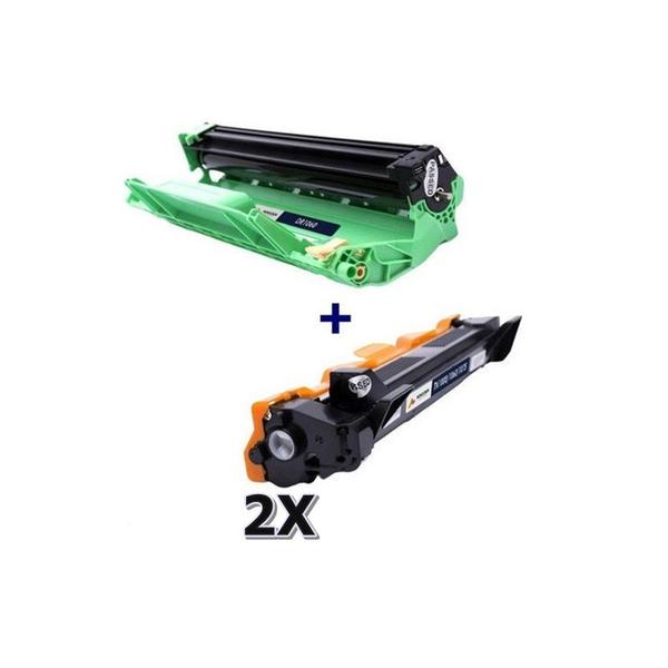 Imagem de Kit 2X Toner + Cartucho Cilindro Para Uso TN 1060 + DR 1060