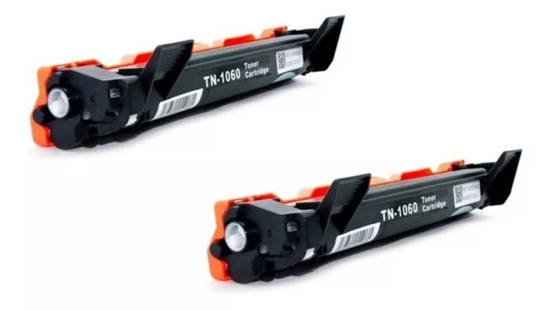 Imagem de Kit 2x Toner Compatível Com Brother Tn1060 Tn1070 Tn1000 1k