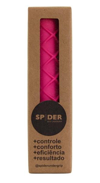 Imagem de Kit 2x Undergrip Spider Grip De Borracha Beach Tennis Padel Azul e Rosa